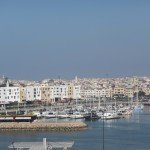Bouregreg Marina, Bab Al Bahr town and Sale in the background