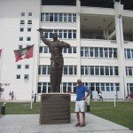 Sir Viv and his best friend