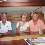 On board Desiderata with Julia and Stuart