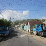 Main street of Anse La Raye