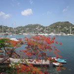 View from Grenada Yacht Club's Spout Bar