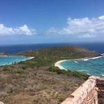 View from the top of the old Culebrita lighthouse